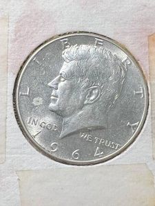 1964 US KENNEDY HALF DOLLAR UNC
