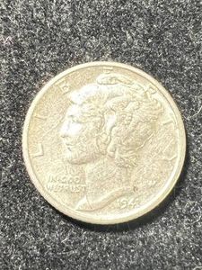 1941 US MERCURY DIME