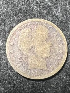 1902 US BARBER QUARTER