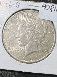 1926-S US PEACE SILVER DOLLAR