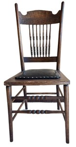 BR1 - Vintage Farmhouse Pressed Back Chair