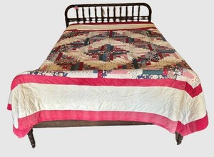 BR1 - Vintage Quilt - Mohr Patchwork Quilt 94 X 83