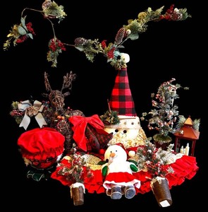 BR1 - Christmas Tabletop Decor Assortment Mixed Lot