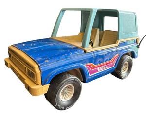 DR - Vintage Tonka Jeep Pressed Steel 1970s