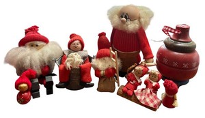 DR - Scandinavian Tomte Christmas Decor Assortment (Lot of 8)