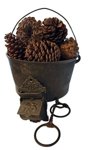 LR - Cast Iron Bean Pot Match Safe & Horse Snaffle Bit Mixed Lot