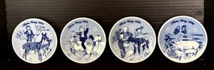 DR - Collectible Mors Dag Mothers Day Plates 1972 1974 1976 1978 (Lot of 4)