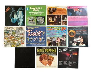 LR - Vinyl Record Albums - Mary Poppins, ACDC, Deep Purple, Conway Twitty (Lot of 11)