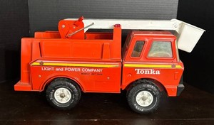DR - Vintage Tonka Light and Power Company Fire Truck