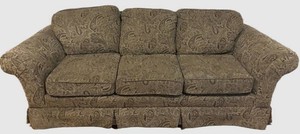 LL - Vintage Sofa Paisley Upholstered Couch