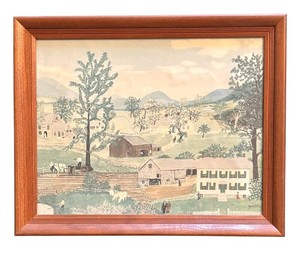 MB - A Beautiful Morning Print by Grandma Moses