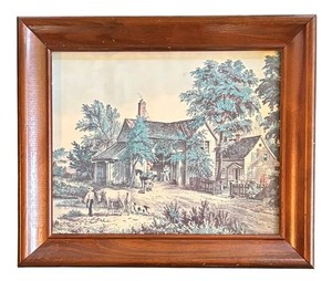MB - The Village Blacksmith Print by Nathaniel Currier