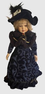MB - Vintage Victorian Style Porcelain Doll