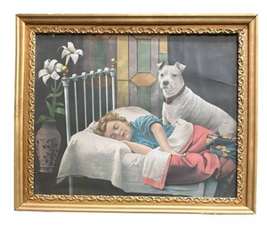 MB - Vintage Framed Print On Guard