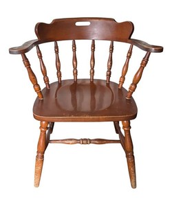 MB - Vintage Wooden Arm Chair