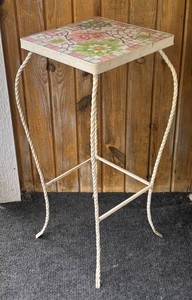 P - Vintage Mosaic Accent Table