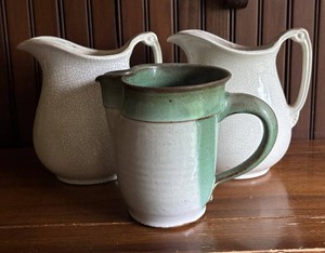 LR - Trio of Vintage Pitchers