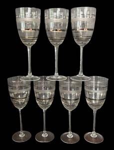 LR - Vintage Stemware - Seven Stemmed Glasses