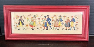LR - Scandinavian Folk Costume Procession Print by Aina Stenberg