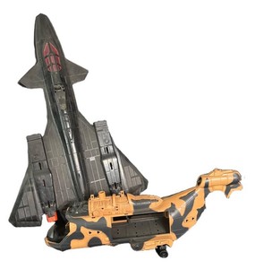 LR - Vintage G.I. Joe Vehicles - Cobra Night Raven S3P & Tomahawk Helicopter (Lot of 2)