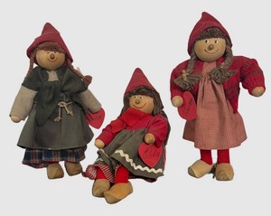 LR - Three Bibi Larsen Sweden Figurines