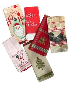 LR - Christmas Hand Towels Assorted Set (Lot of 6)
