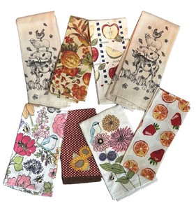 LR - Dish Towels Assorted Prints (Lot of 8)