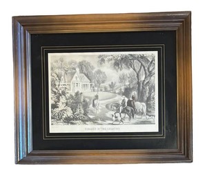 LL - Summer in the Country Print by Currier & Ives - Framed