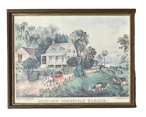 LL - Currier & Ives American Homestead Summer Print