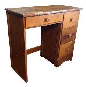 LLBR1 - Vintage 4-Drawer Writing Desk