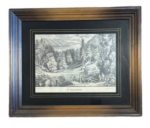 LL - A Clearing Print by Currier & Ives