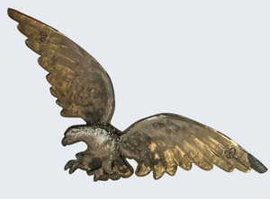 LR - Viintage Brass Eagle Wall Decor