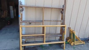 Lot of Scaffolding, Extension Legs and Side Xs