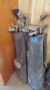 2-Golf Bags and Clubs