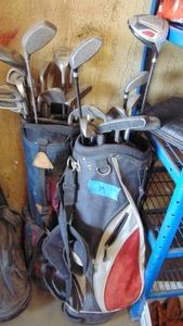 2-Golf Bags and Clubs