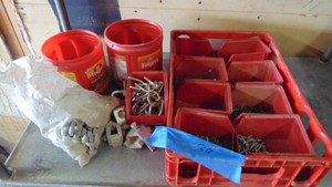 Lot of Various Screws and Coke Holder