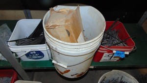 3- Pails of Concrete Drives