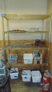 Metal Wire Rack (contents not included)
