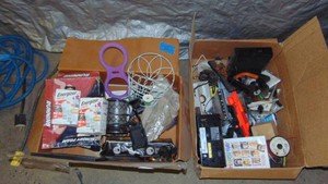 2-Boxes of Misc Household Items