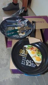 2 New Fry Pans and 2 Can Openers