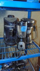 2 Coffee Makers and Toastmaster Grinder