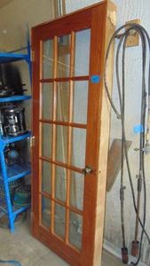 Oak French Door, 30 x 80 12