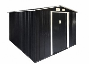 8ft x 10ft Galvanized Apex Roof Metal Shed LandHonor 2026 Unused LHR-MS0810