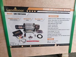 25000LBS Electric Winch LandHonor 2026 Unused LHR-EW25000