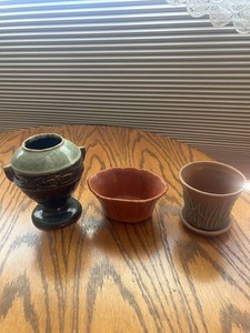 Ceramic Vessels (Lot of 3) including Red Wing Art Pottery