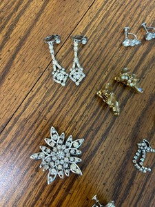 Rhinestone Costume Jewelry Mixed Lot