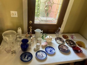Norman Rockwell Plates, Glassware & Decor Mixed Lot