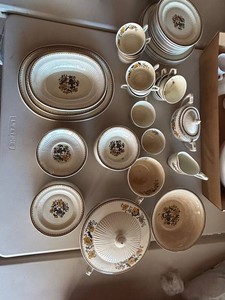 Ridgways Blackstone Semi Porcelain Tea Set