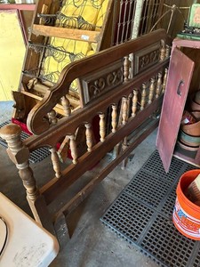 Wooden Spindle Bed Frame