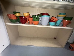Hazel Atlas Platonite Ovide Sierra Cups Saucers Bowls Mixed Colors